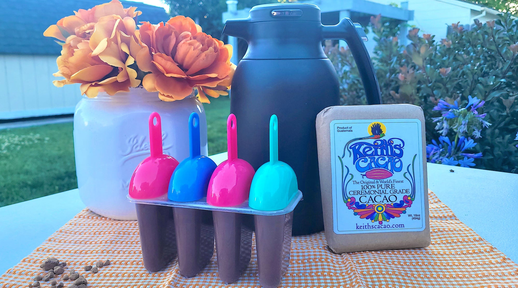 Keith's Cacao Popsicles!