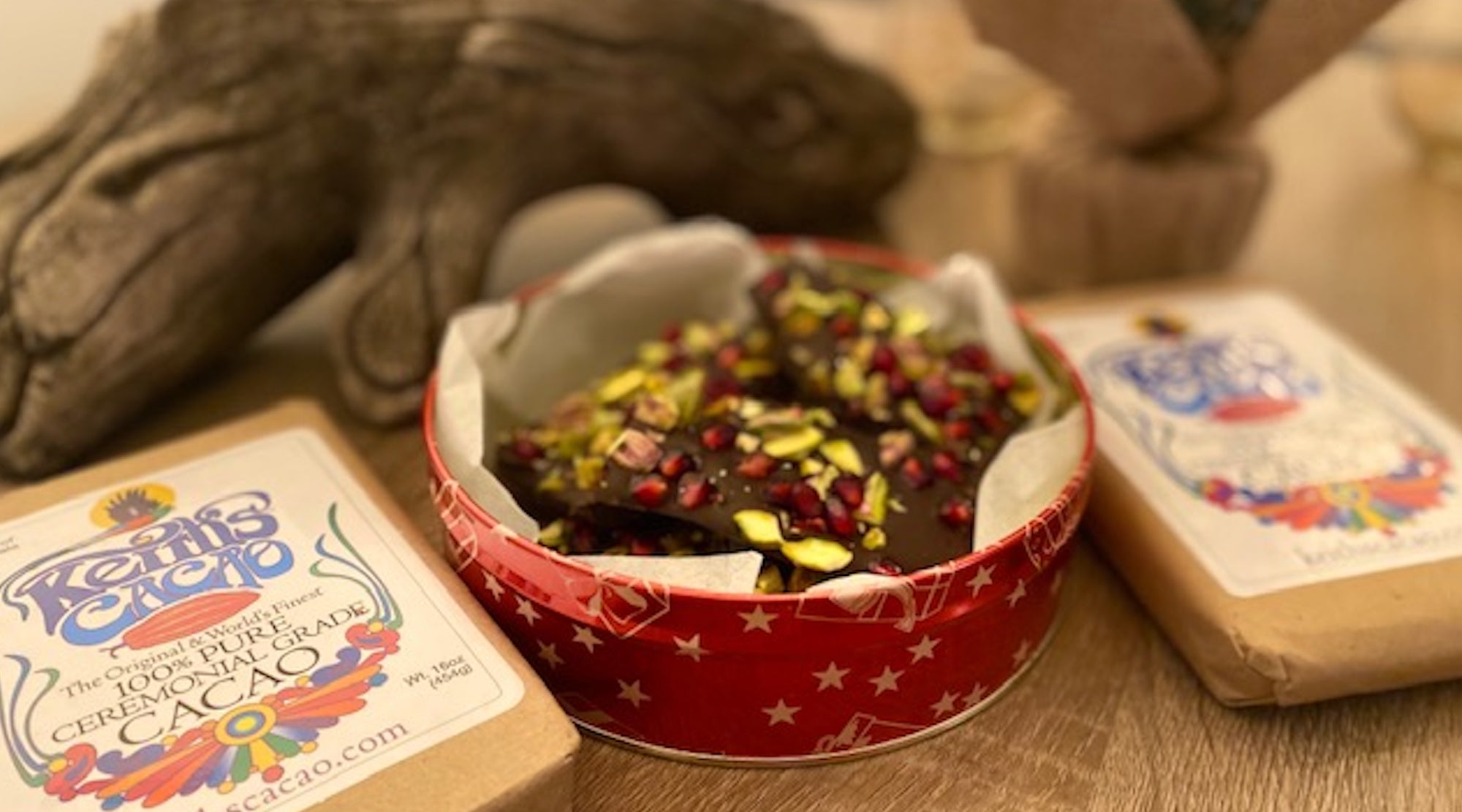 Love-infused Christmas Cacao Bark!